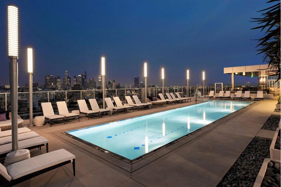 Modern Luxury 2 Bed With Panoramic City Views In Downtown La Los Angeles Exteriör bild